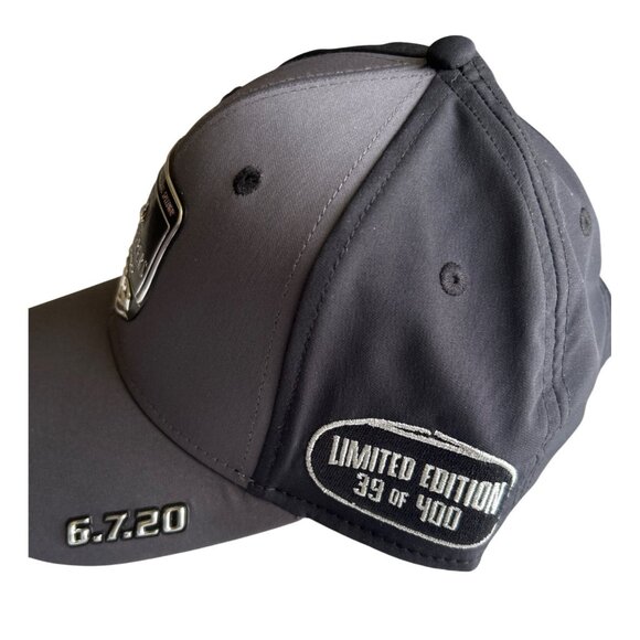 Limited Edition 39/400 NASCAR Firekeepers Casino 400 Gray Black Hat Collectible - Picture 2 of 5